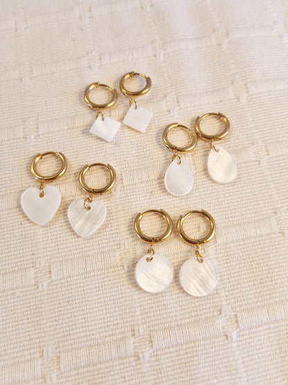Boucles d'oreilles Nacre