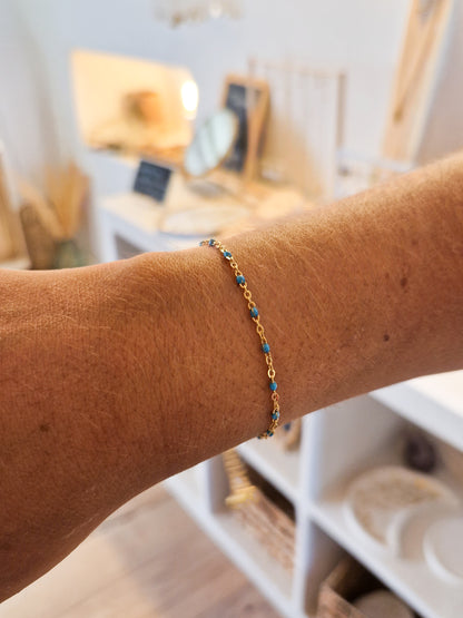 Bracelet Iris - 16 couleurs - Or et argent