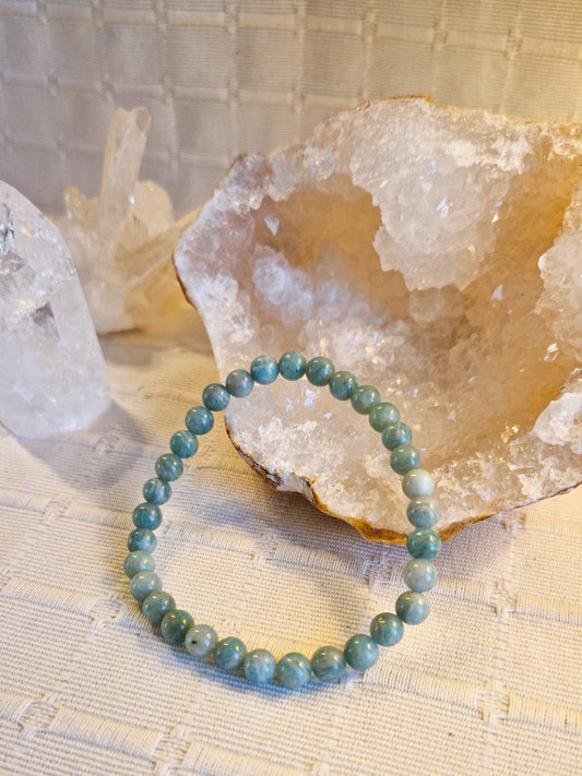 Bracelet lithothérapie - Amazonite