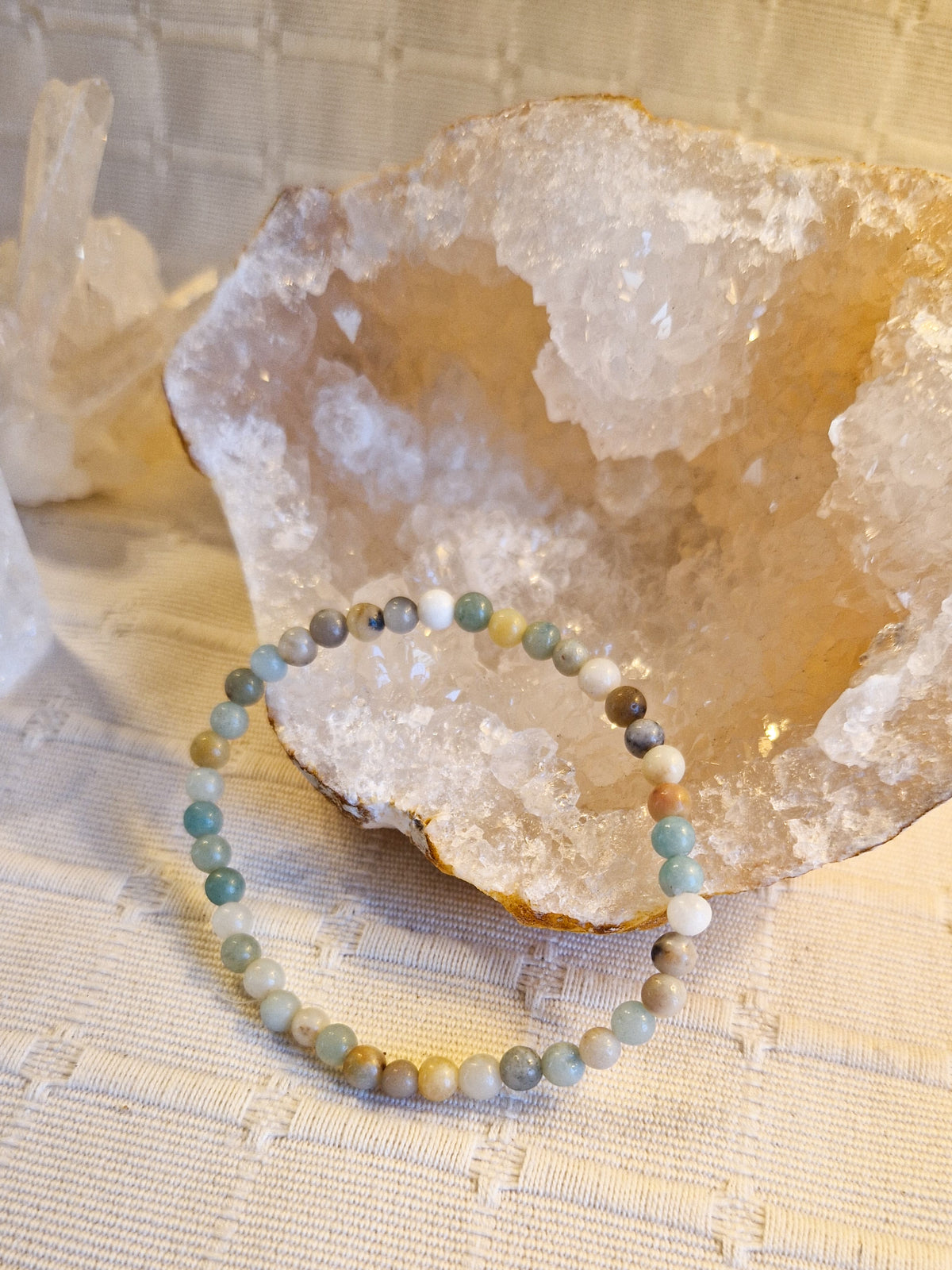 Bracelet lithothérapie - Amazonite