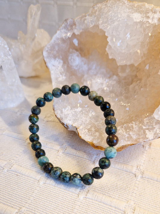 Bracelet lithothérapie - Turquoise Africaine