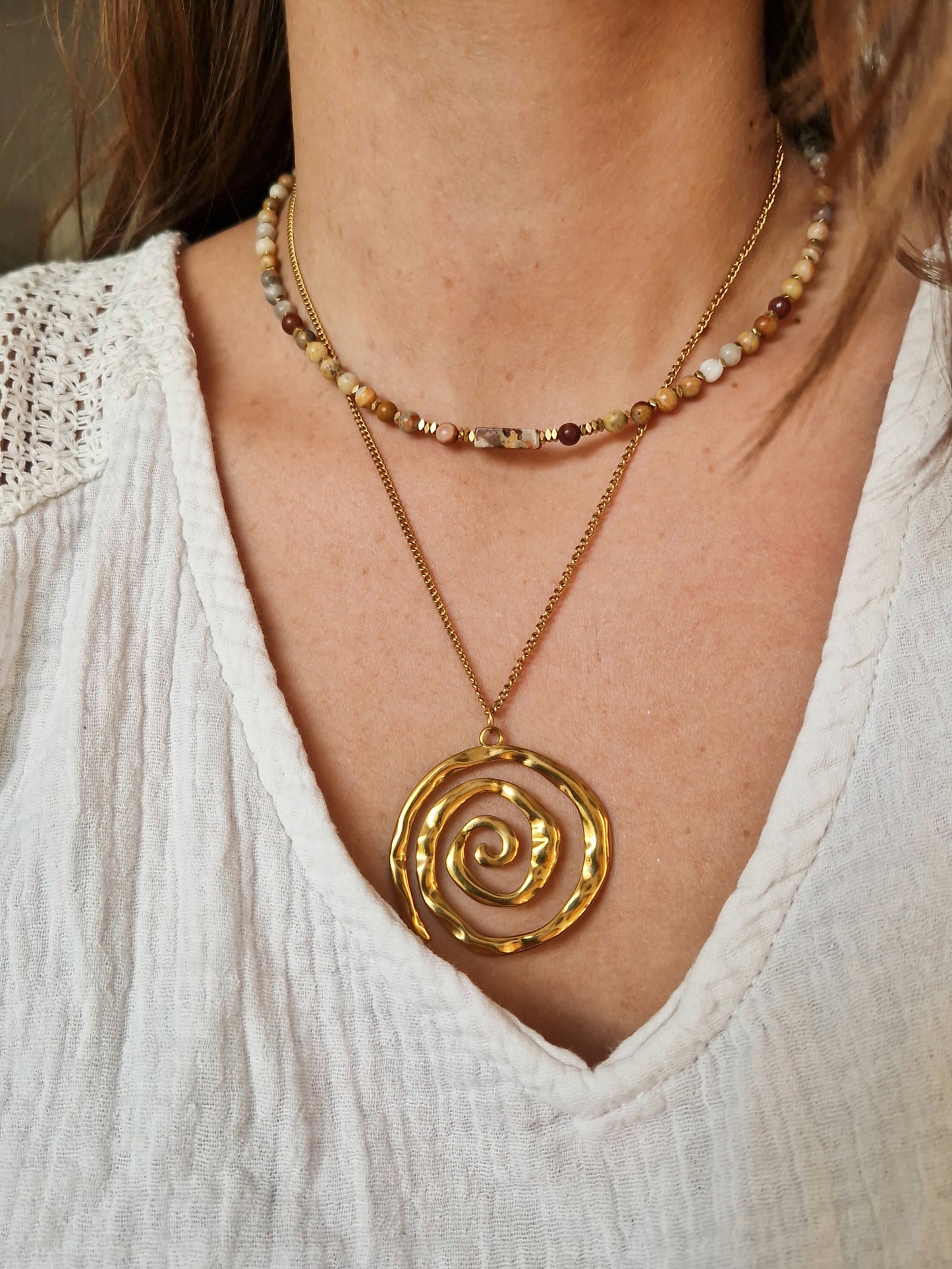 Collier #5 - Heart to Earth
