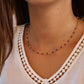 Ras de cou Iris - 14 couleurs - Or et argent