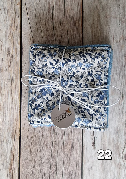 Semainier de Lingettes démaquillantes lavables