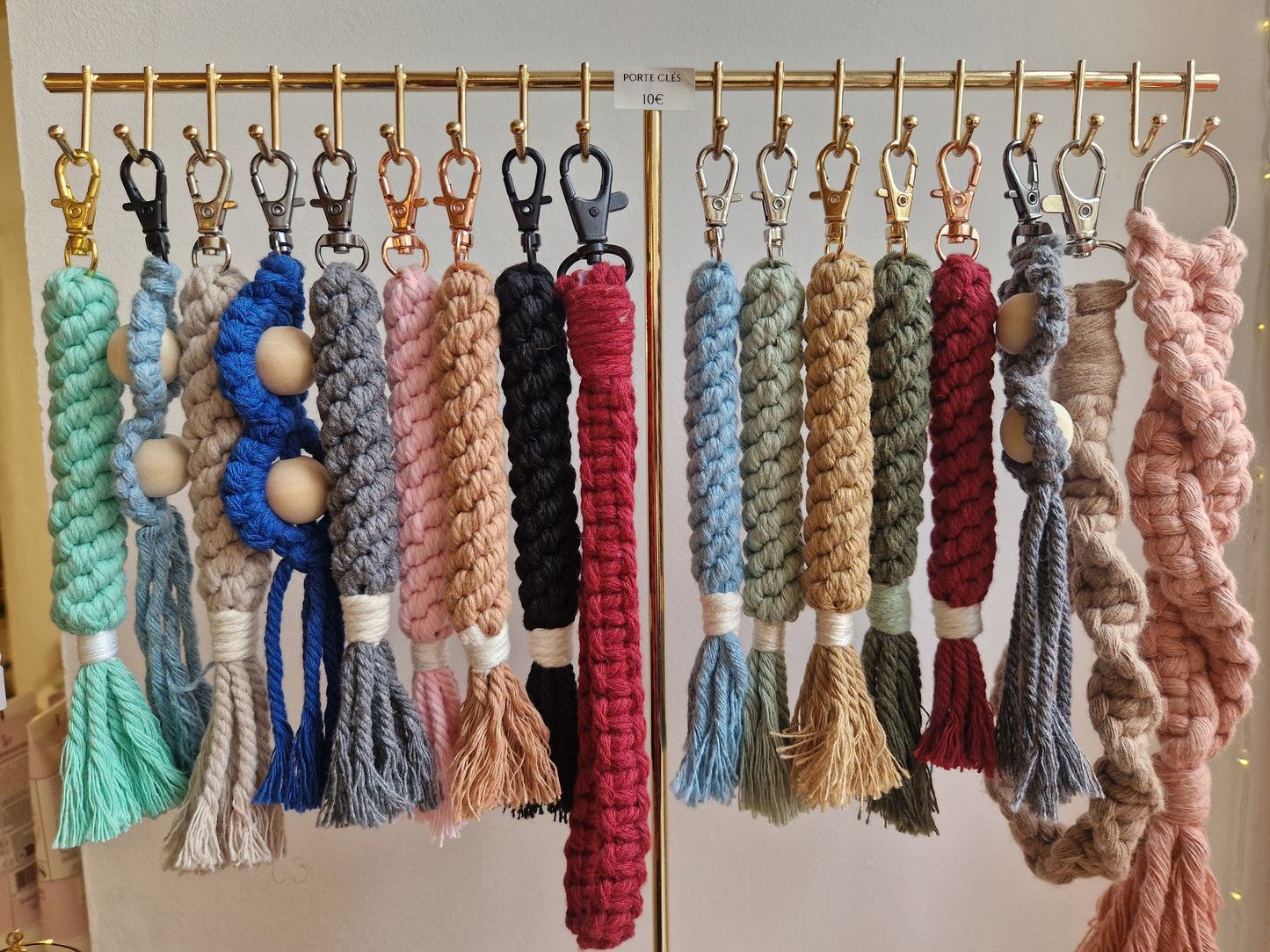 Porte clés Macramé