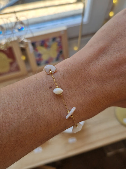 Bracelet Olympe Nacre