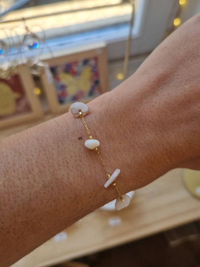 Bracelet Olympe Nacre