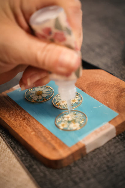 Atelier Création de bijoux en résine fleuris - 12 octobre
