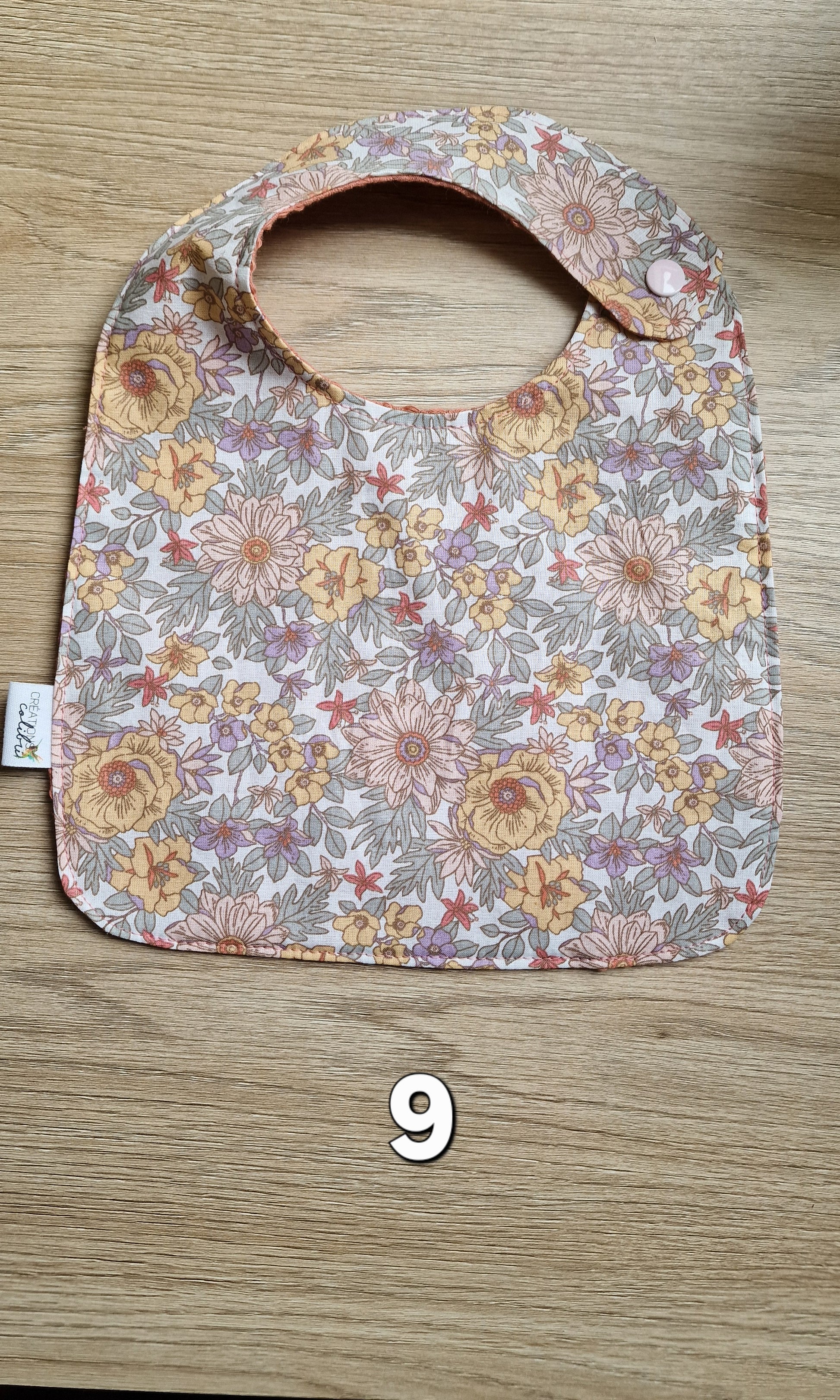 Bavoir 0-12 mois - Creations Colibri