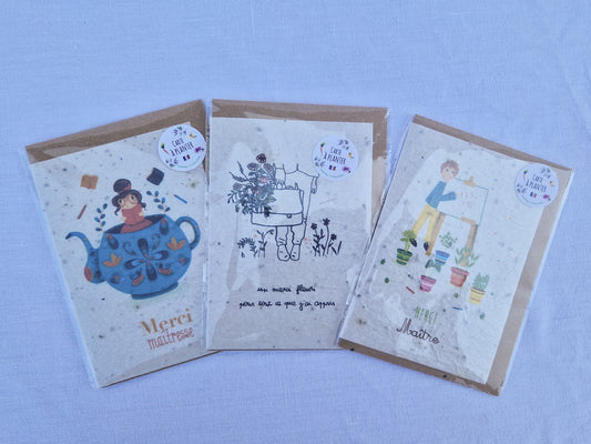 Carte à planter - Spéciales maîtres et maîtresses