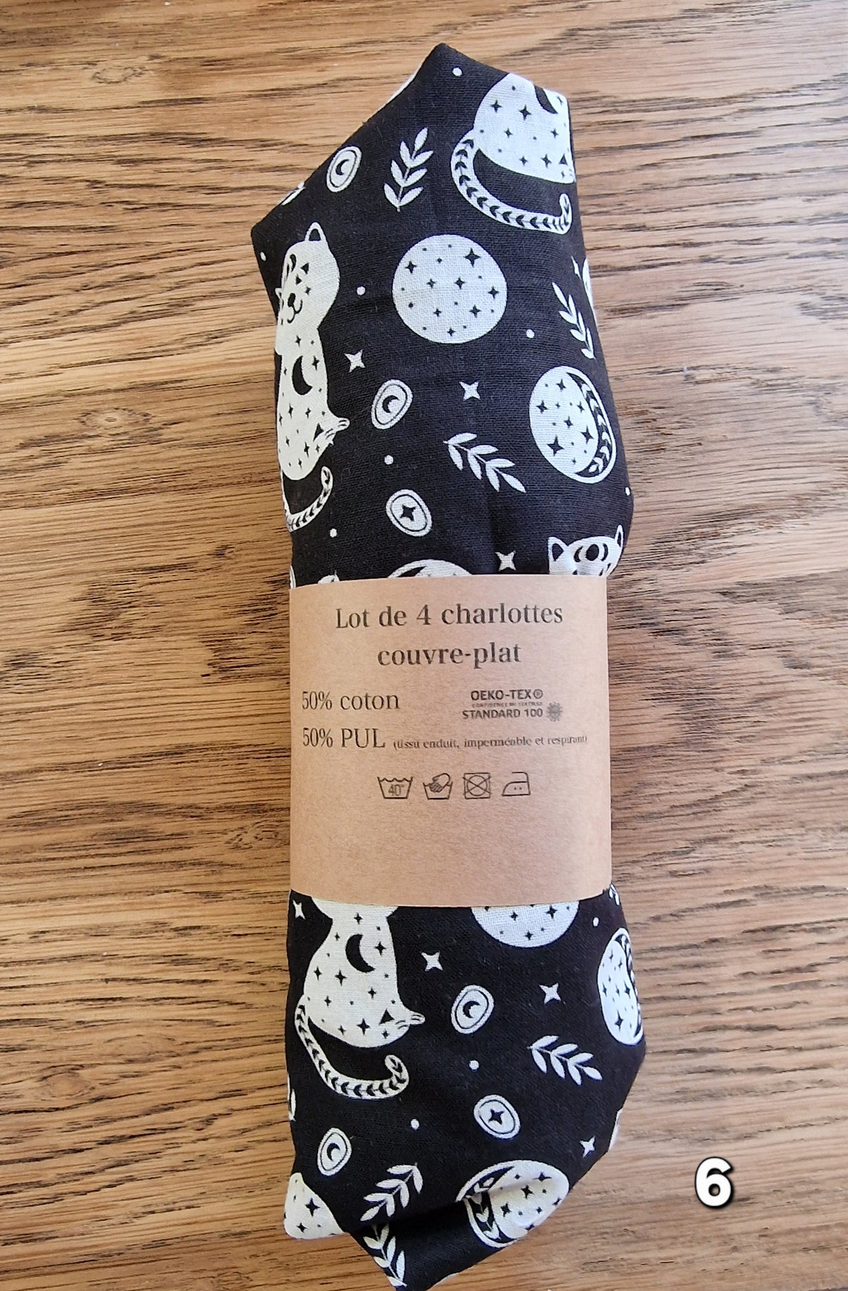 Charlotte couvre plat lot