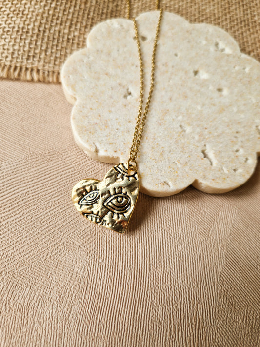 Collier Gardienne - Coeur