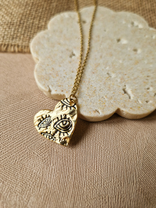 Collier Gardienne - Coeur