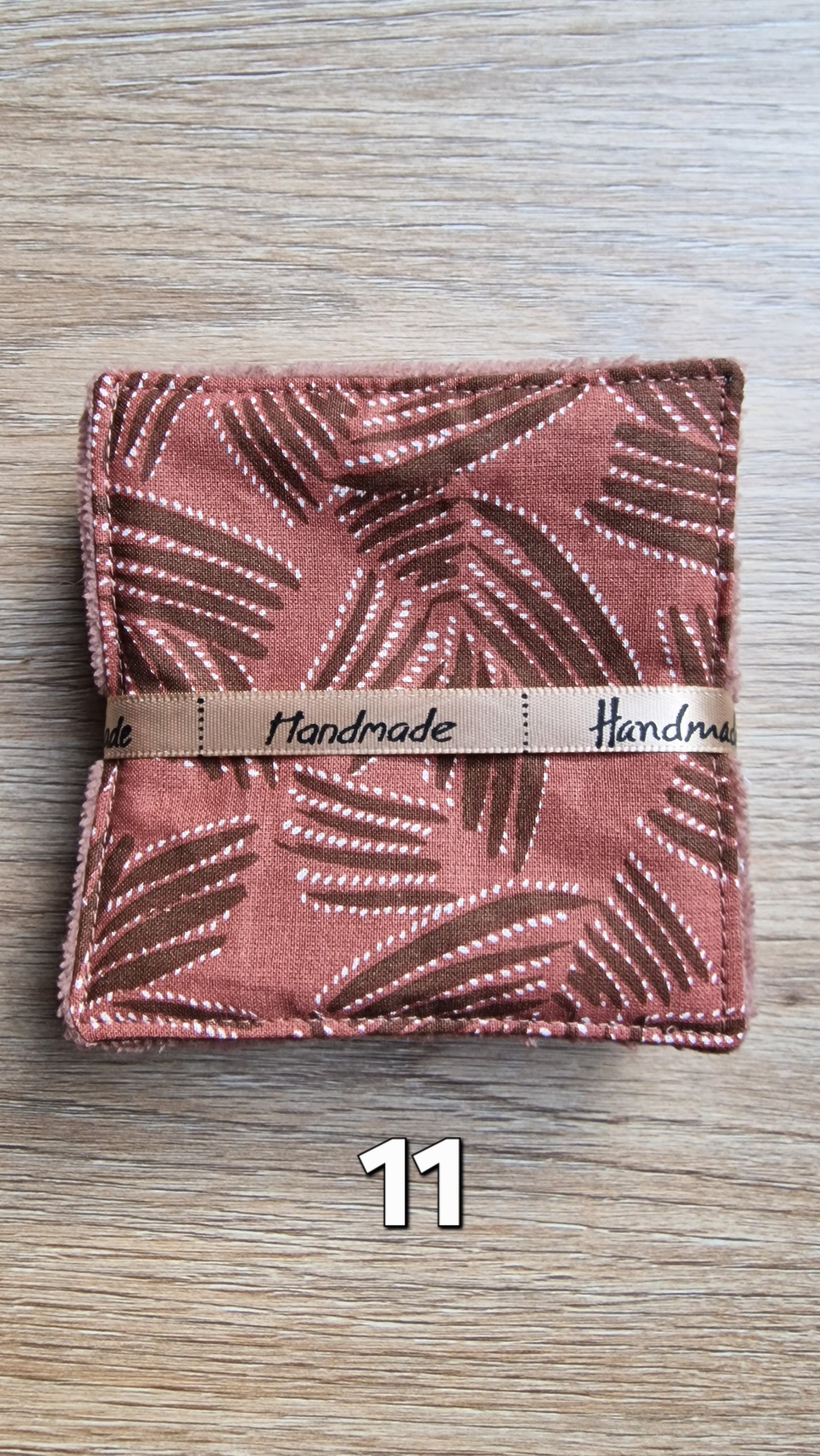 Semainier de Lingettes démaquillantes lavables