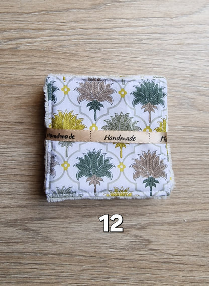 Semainier de Lingettes démaquillantes lavables