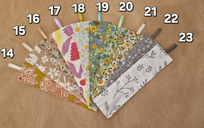 Marque page en tissu