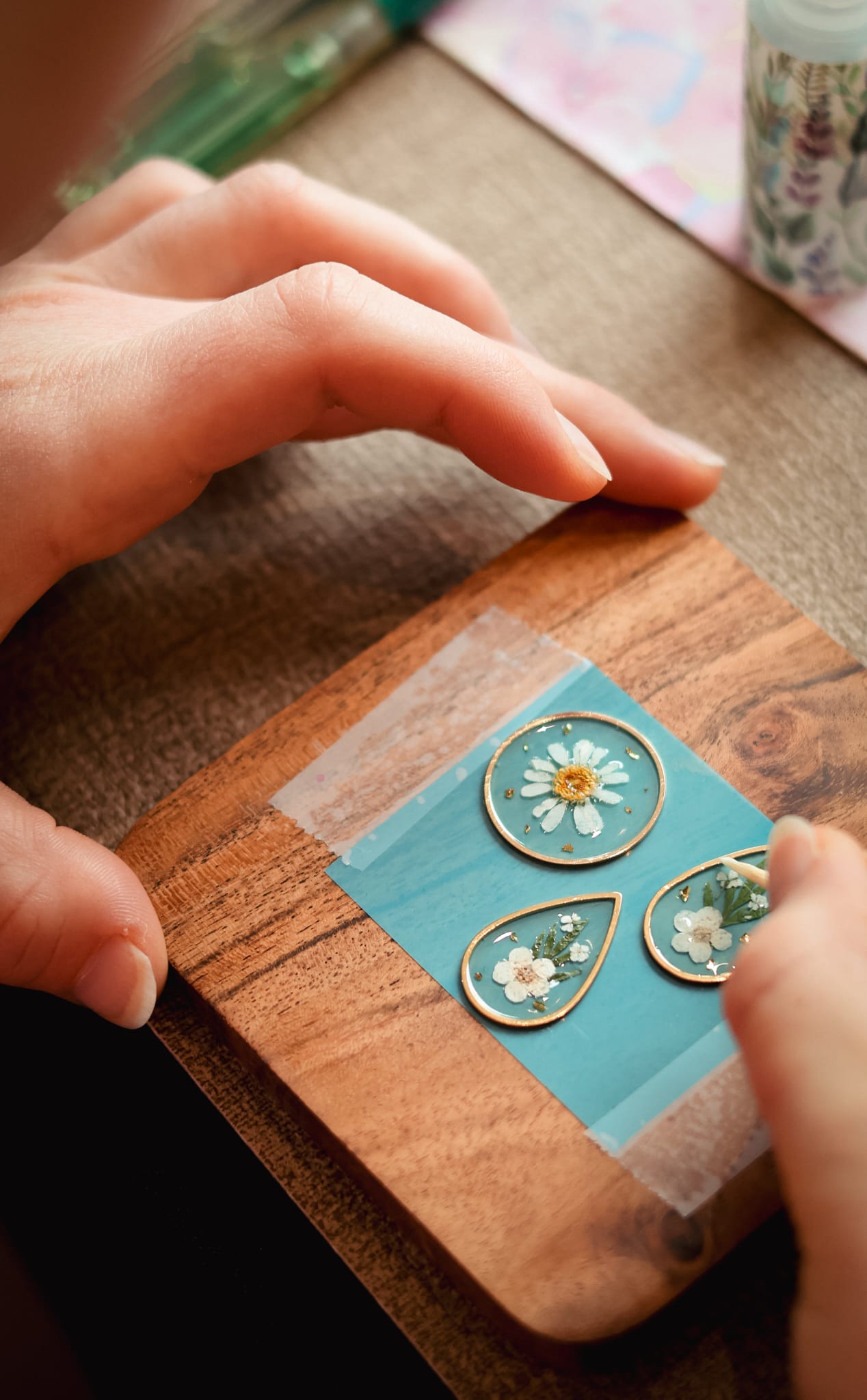 Atelier Création de bijoux en résine fleuris - 12 octobre