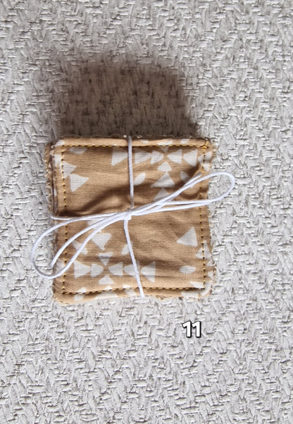 Lot 5 lingettes lavables pour vernis à ongles