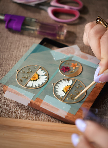 Atelier Création de bijoux en résine fleuris - 12 octobre