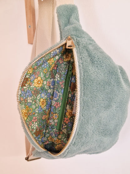 Sac Banane Sauge Taille Small - Éponge de bambou