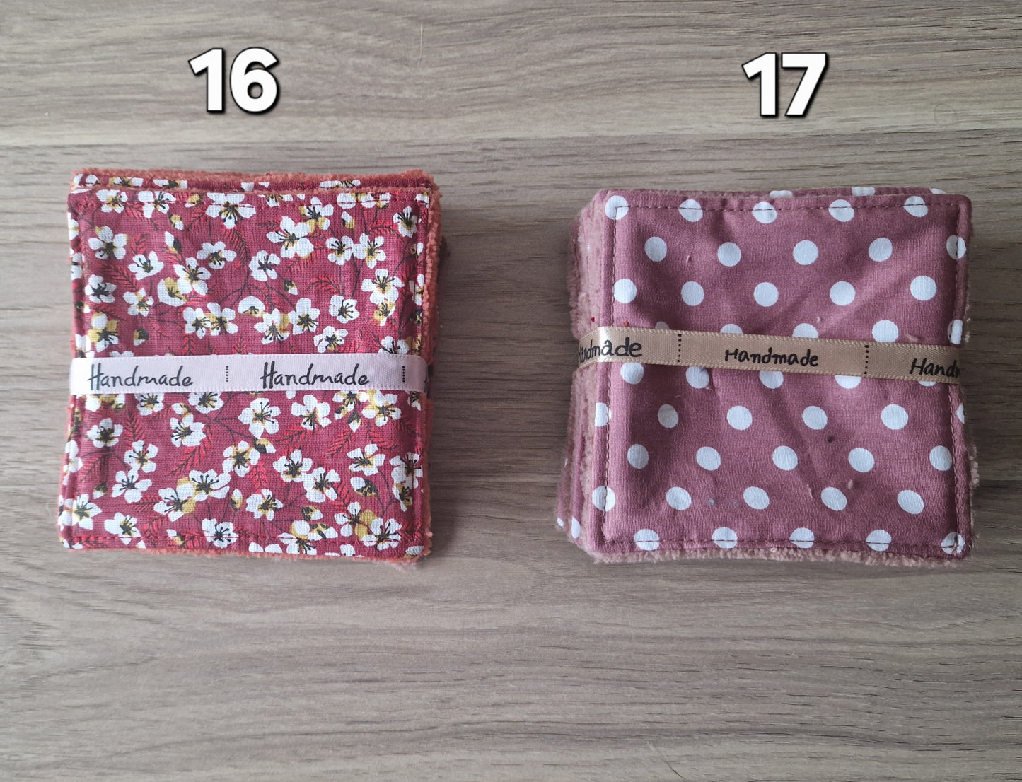 Semainier de Lingettes démaquillantes lavables