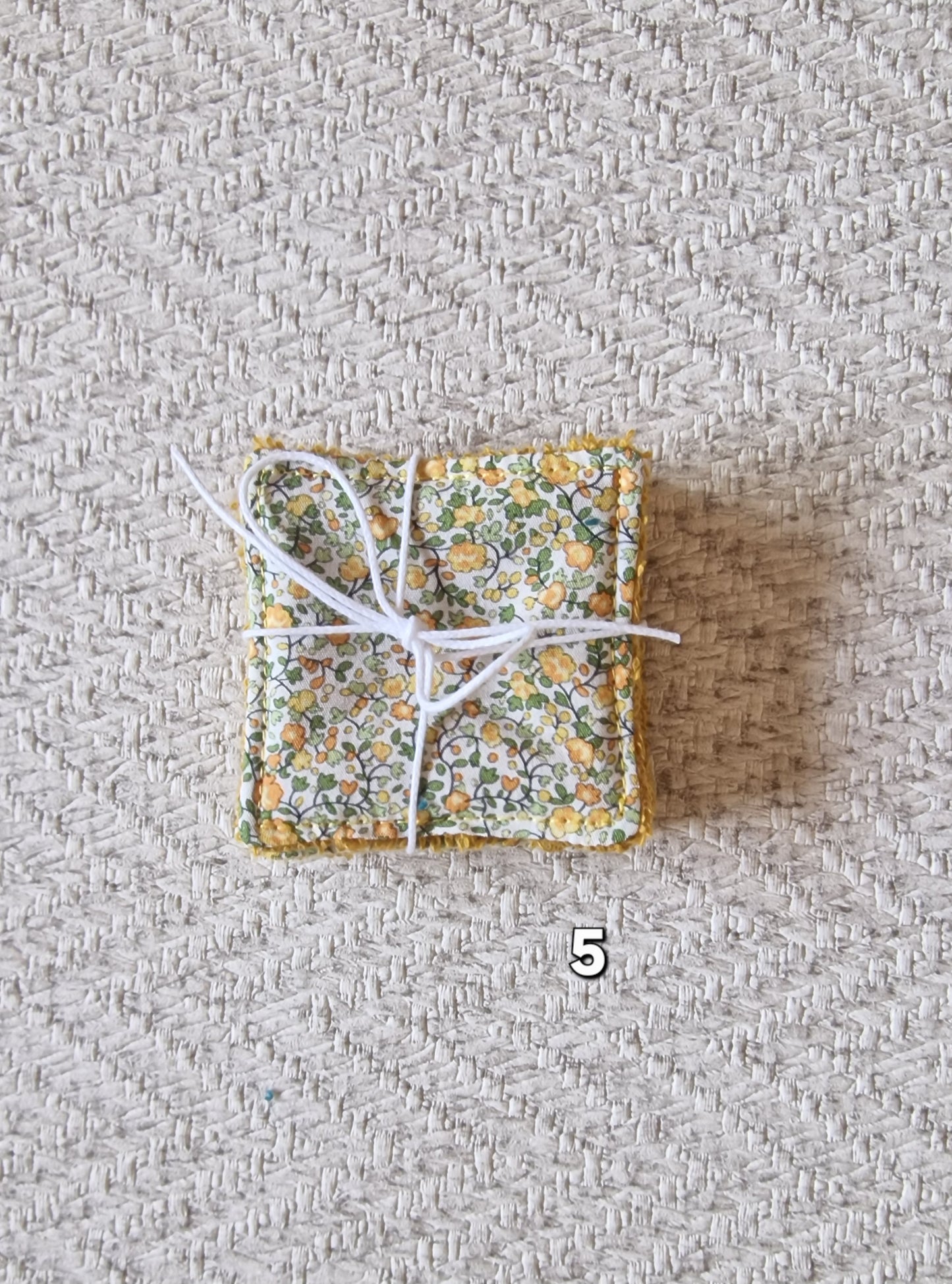 Lot 5 lingettes lavables pour vernis à ongles