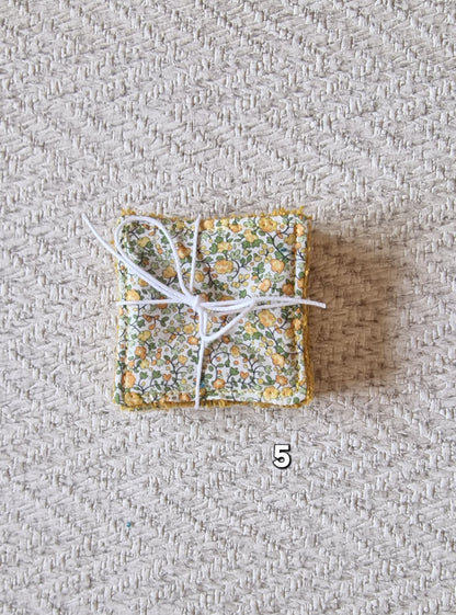 Lot 5 lingettes lavables pour vernis à ongles