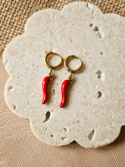 Boucles d'oreilles Cornicello