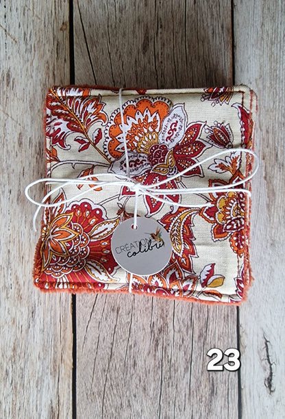 Semainier de Lingettes démaquillantes lavables