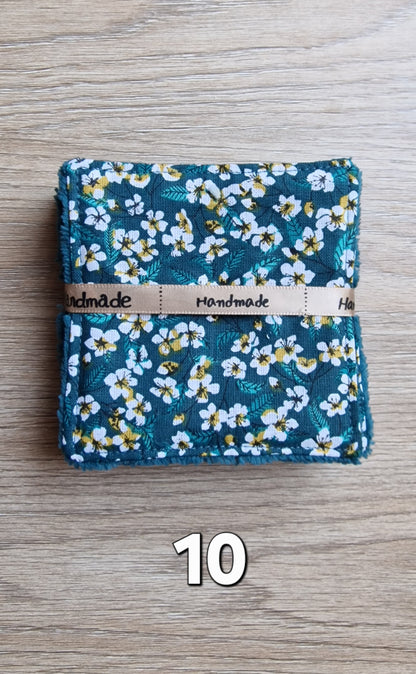 Semainier de Lingettes démaquillantes lavables