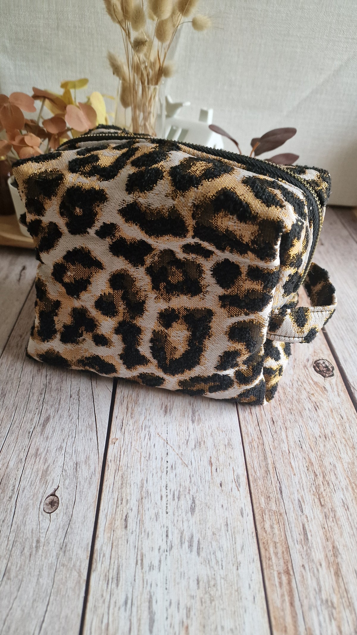 Trousse de toilette XL léopard