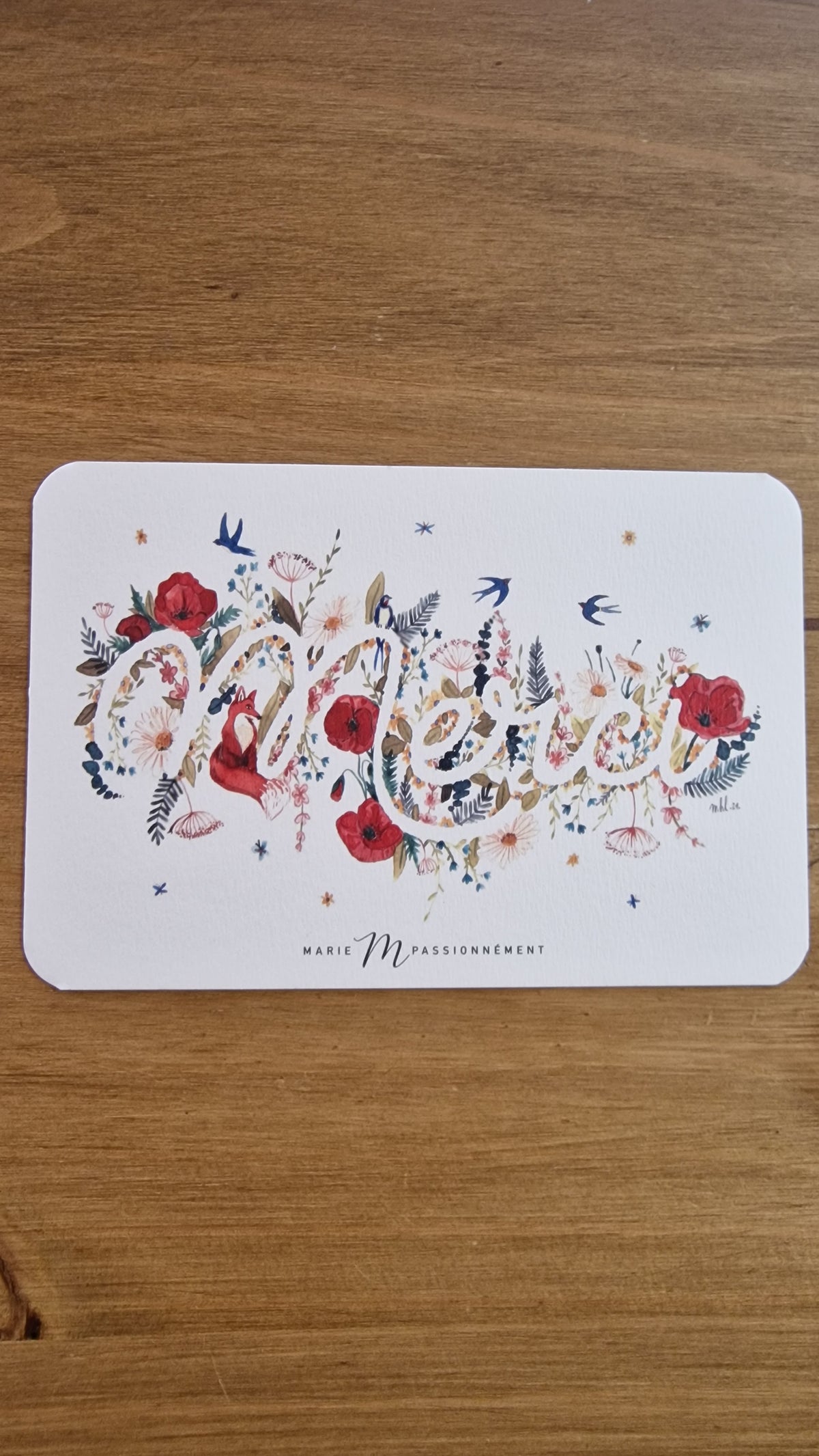 Carte postale Merci