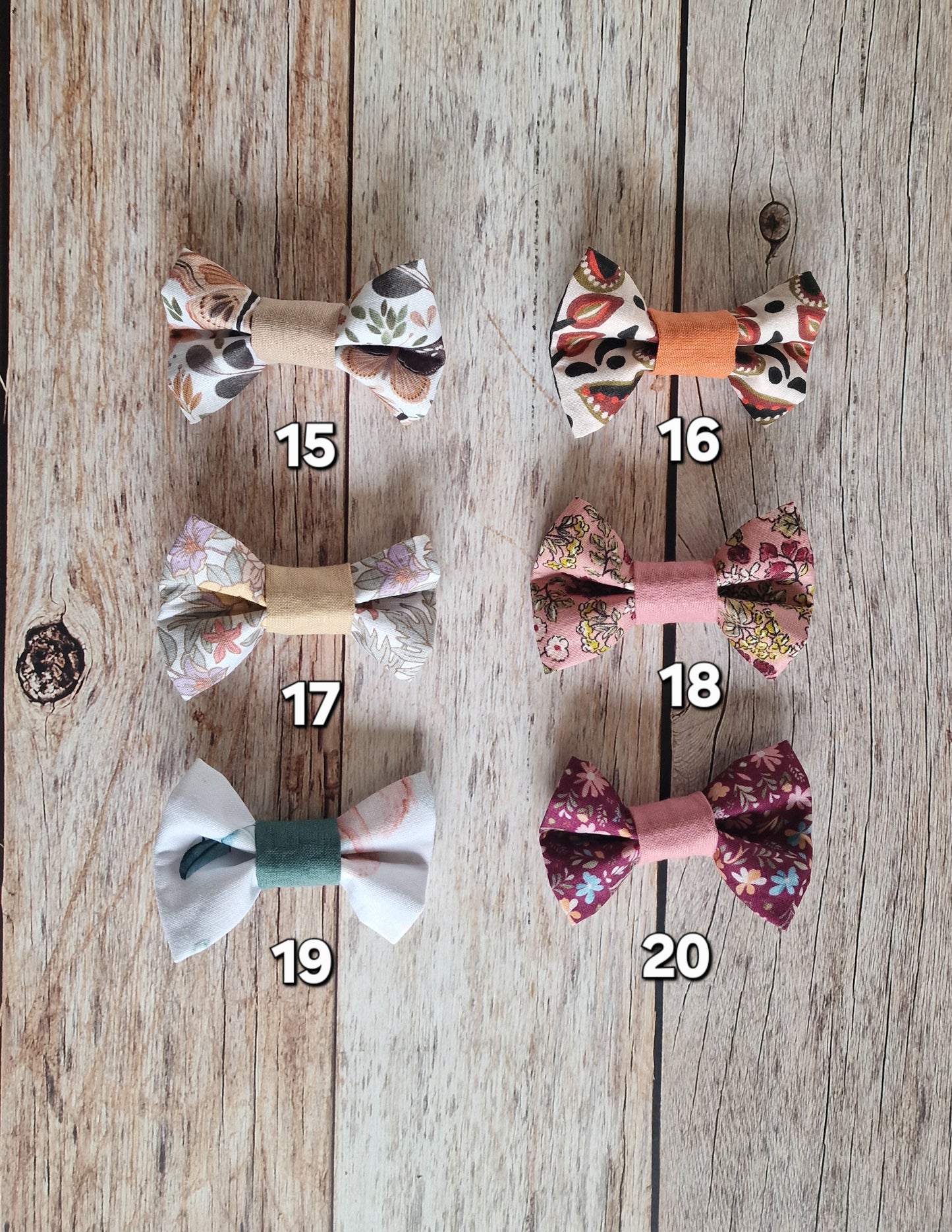 Petite barrette nœud ou nœud de papillon enfant réglable