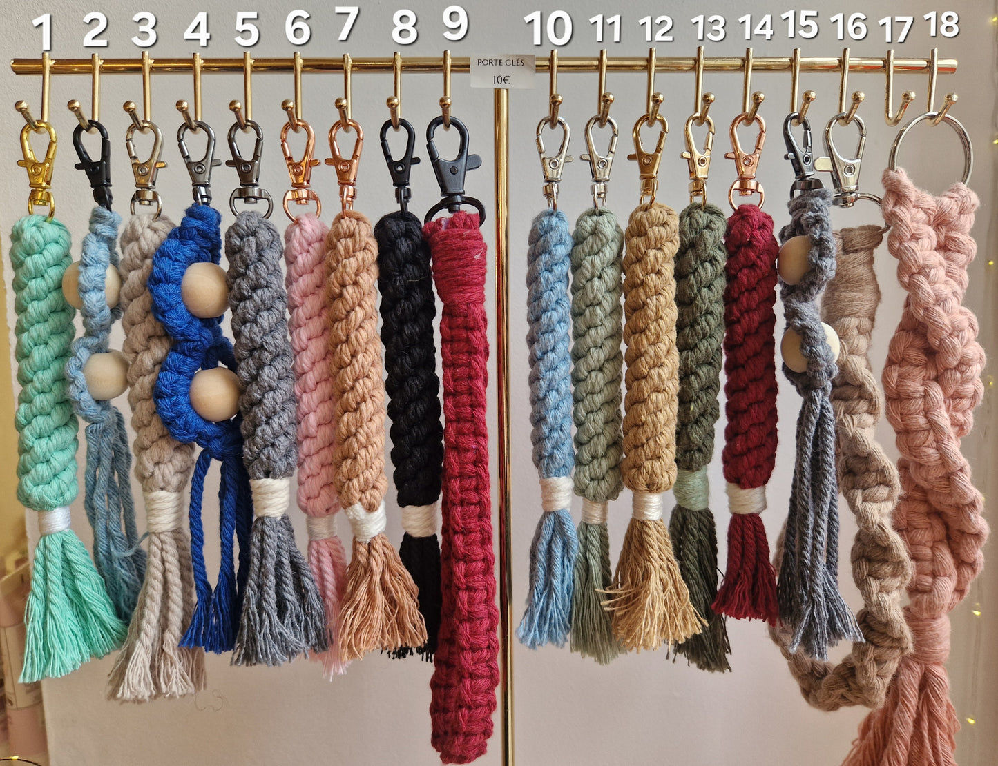 Porte clés Macramé