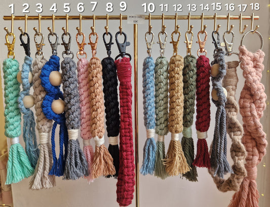 Porte clés Macramé