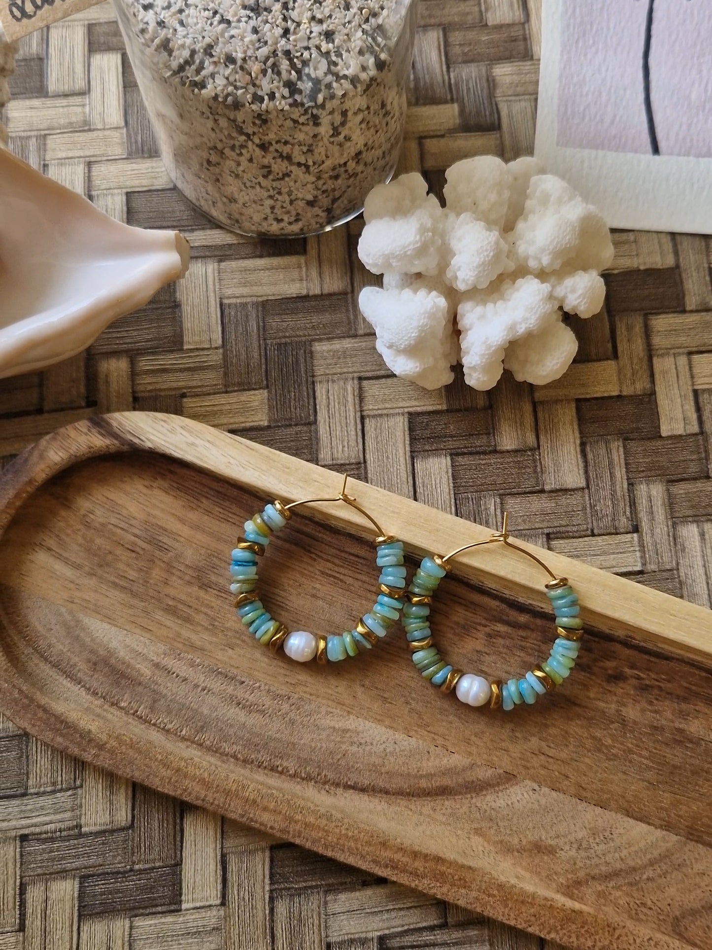 Boucles d'oreilles #8 - Salty House