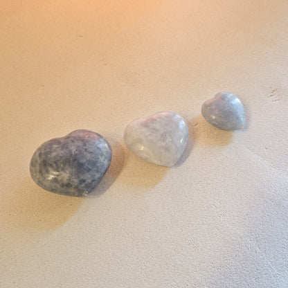 Cœur de Calcite Bleue