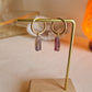 Boucles d'oreilles Lou Améthyste - Creations Colibri