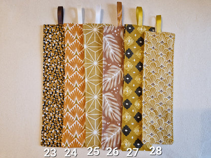 Marque page en tissu