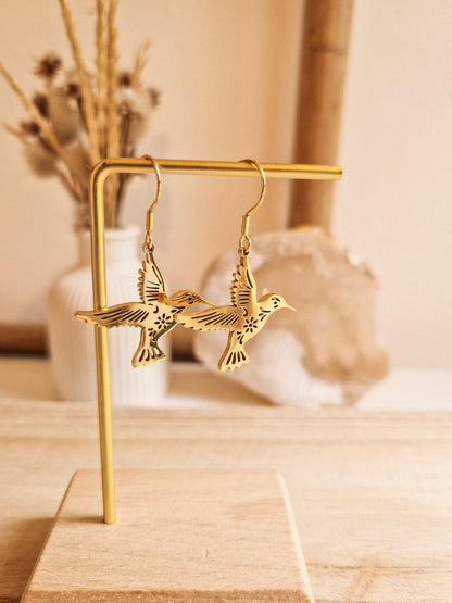 Boucles d'oreilles Colibri