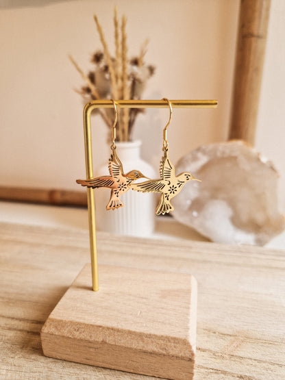 Boucles d'oreilles Colibri