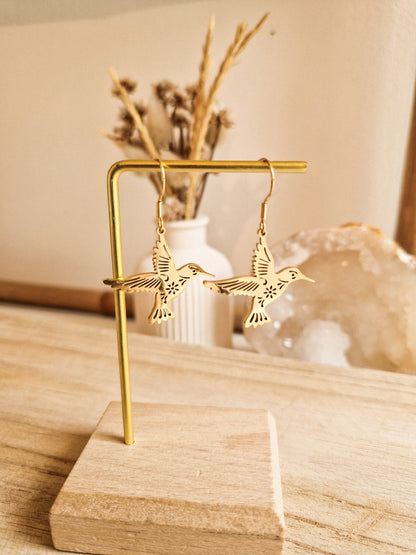 Boucles d'oreilles Colibri