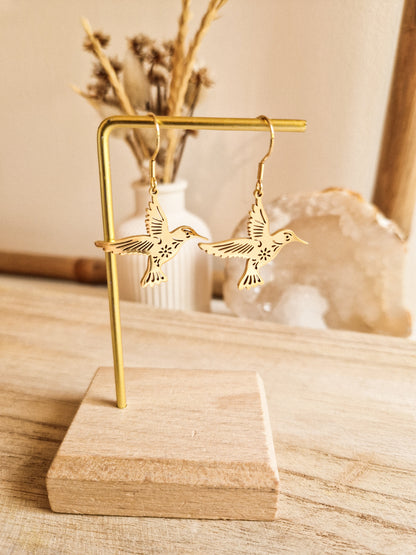Boucles d'oreilles Colibri