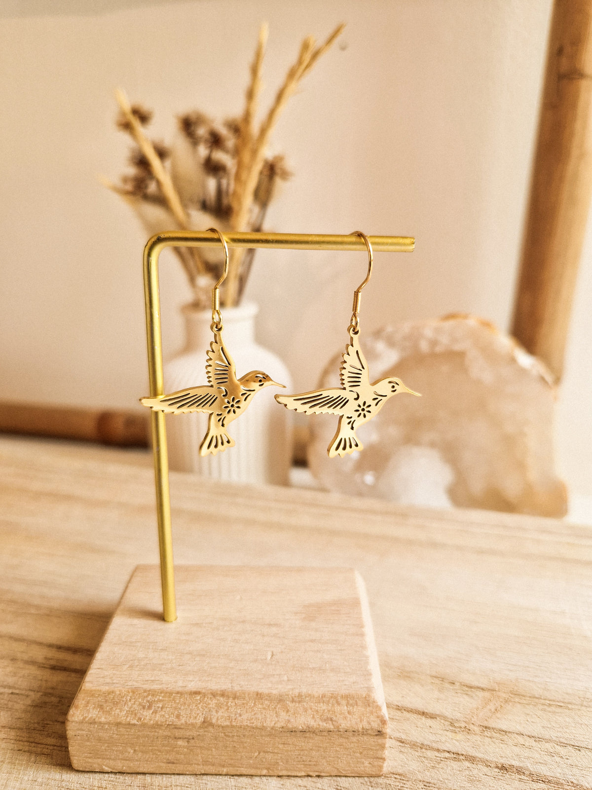 Boucles d'oreilles Colibri
