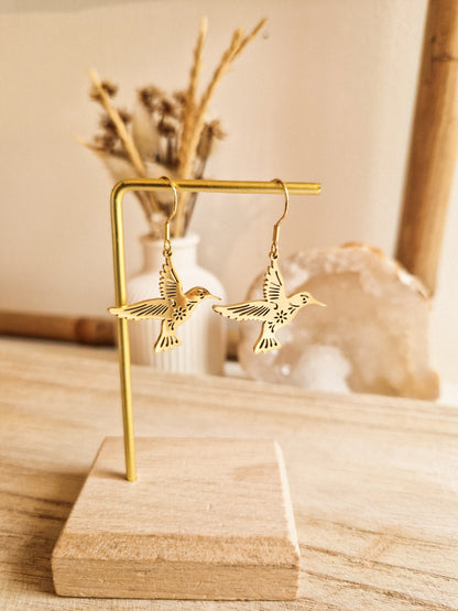 Boucles d'oreilles Colibri