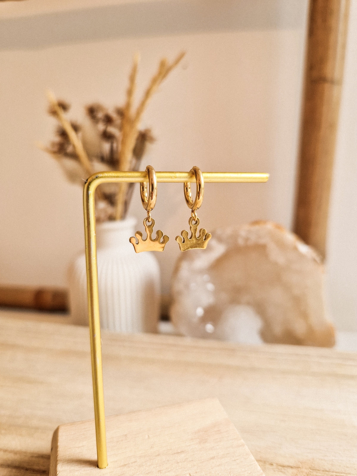Boucles d'oreilles Couronne