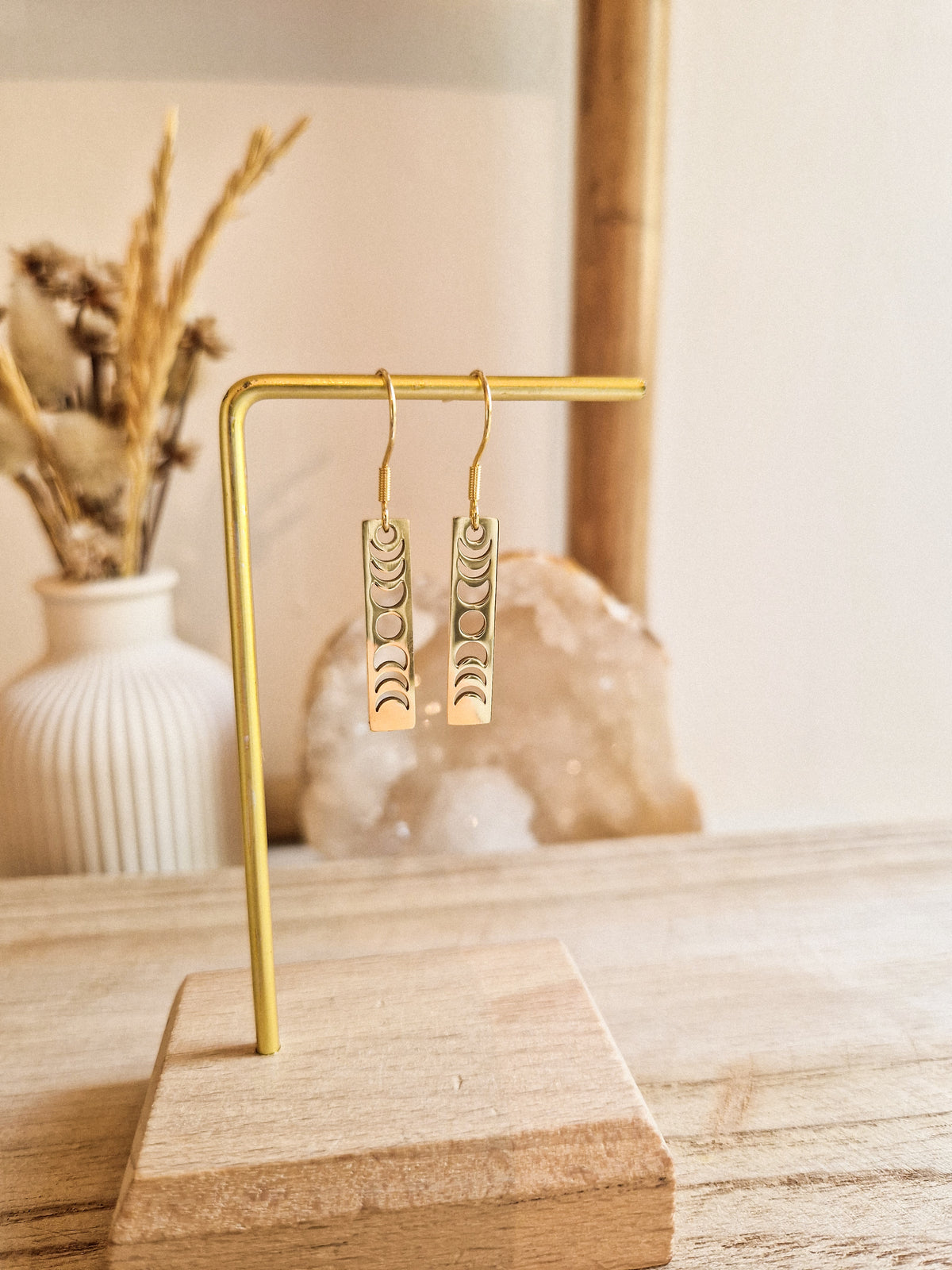Boucles d'oreilles Les phases de la lune