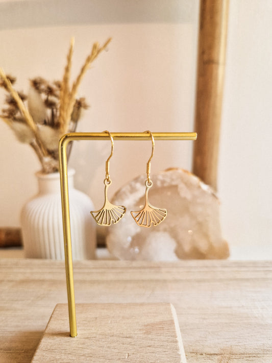 Boucles d'oreilles Ginkgo