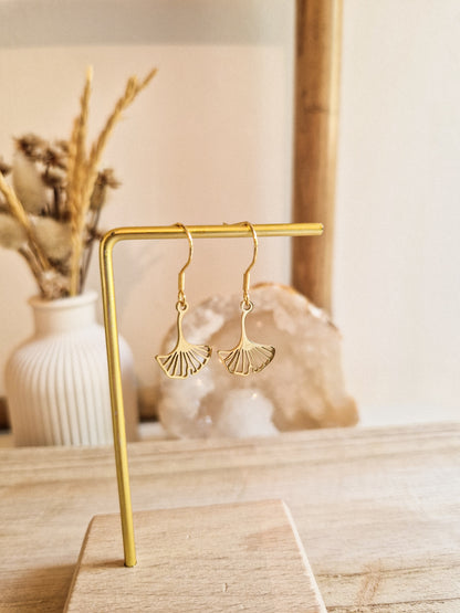 Boucles d'oreilles Ginkgo