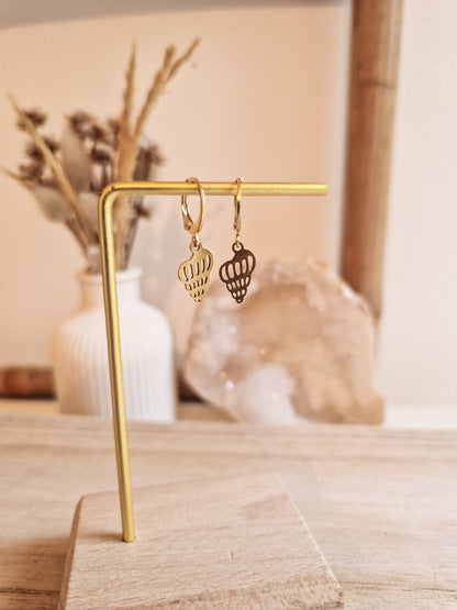 Boucles d'oreilles Coquillage